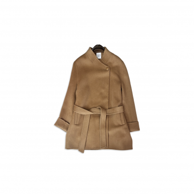 HERMES STAND-UP COLLAR CASHMERE COAT
